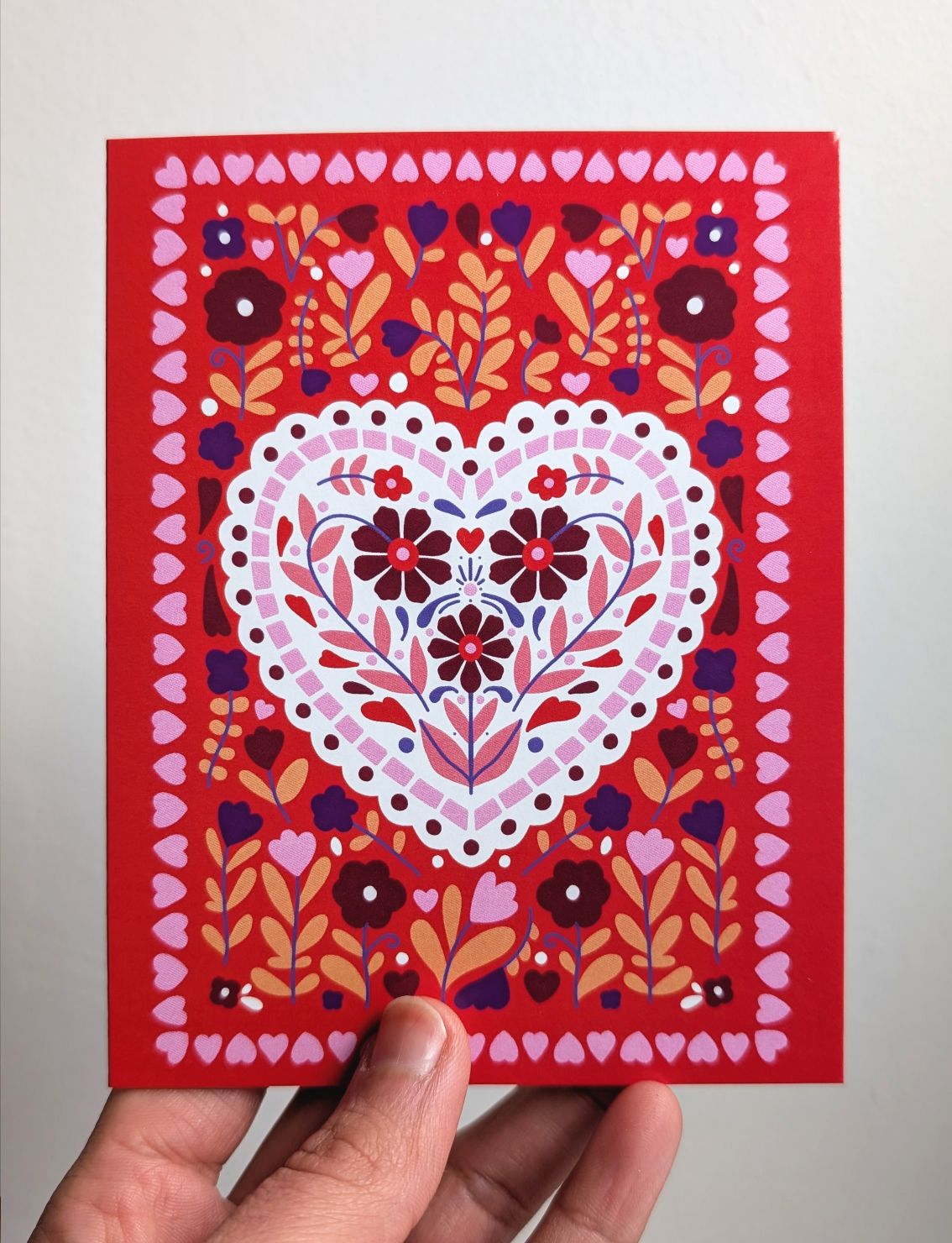 Heart Garden 1 - Greeting Card