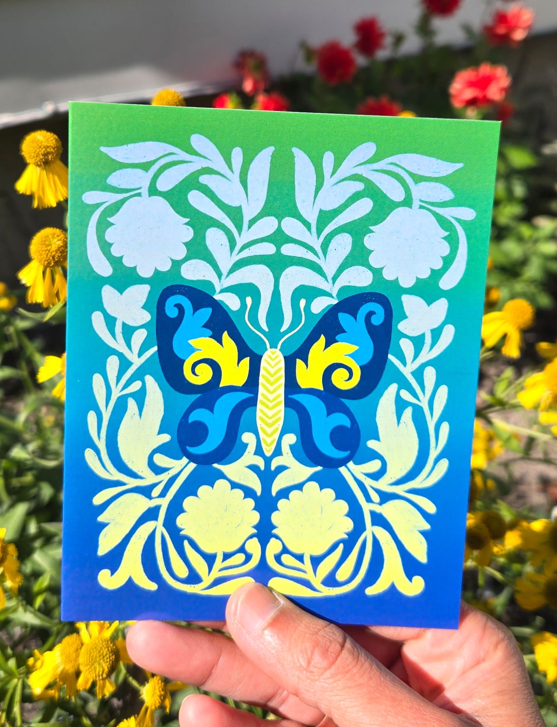 Wings of Joy 1 - Greeting Card
