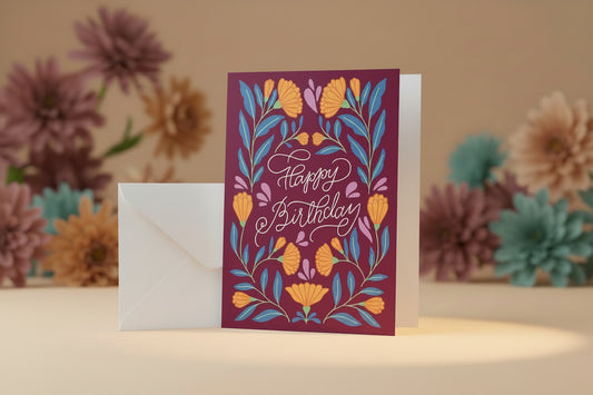 Happy Birthday 1 - Greeting Card