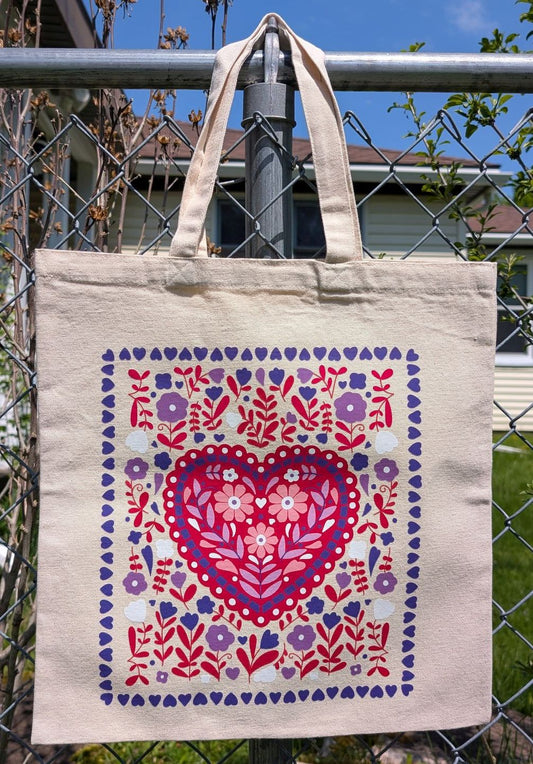 Heart Garden Tote