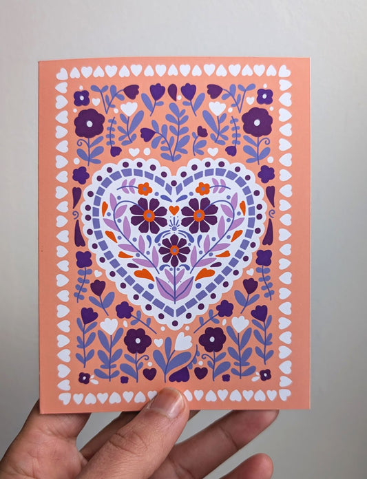 Heart Garden 2 - Greeting Card